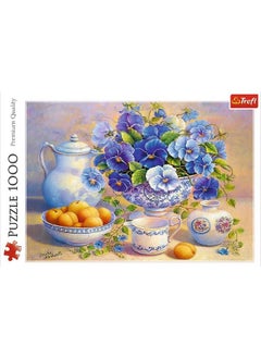 Trefl Red 1000 Piece Puzzle  Blue BouquetDdfa  - Image 4
