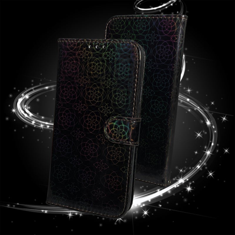 HuHa Protective Cover For Google Pixel 9 Colorful Magnetic Buckle Leather Phone Case(Black) - Image 2