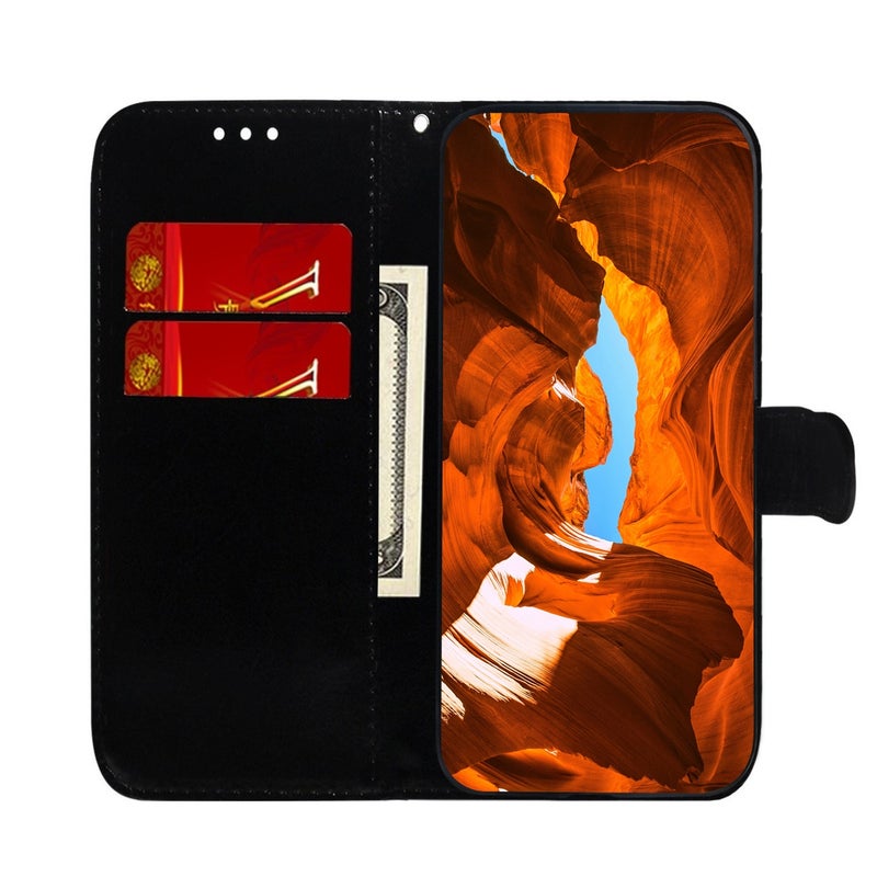 HuHa Protective Cover For Google Pixel 9 Colorful Magnetic Buckle Leather Phone Case(Black) - Image 5