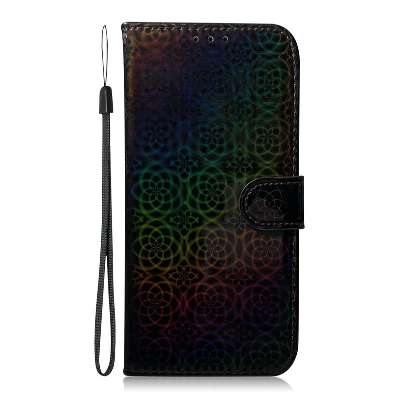 HuHa Protective Cover For Google Pixel 9 Colorful Magnetic Buckle Leather Phone Case(Black) - Image 3