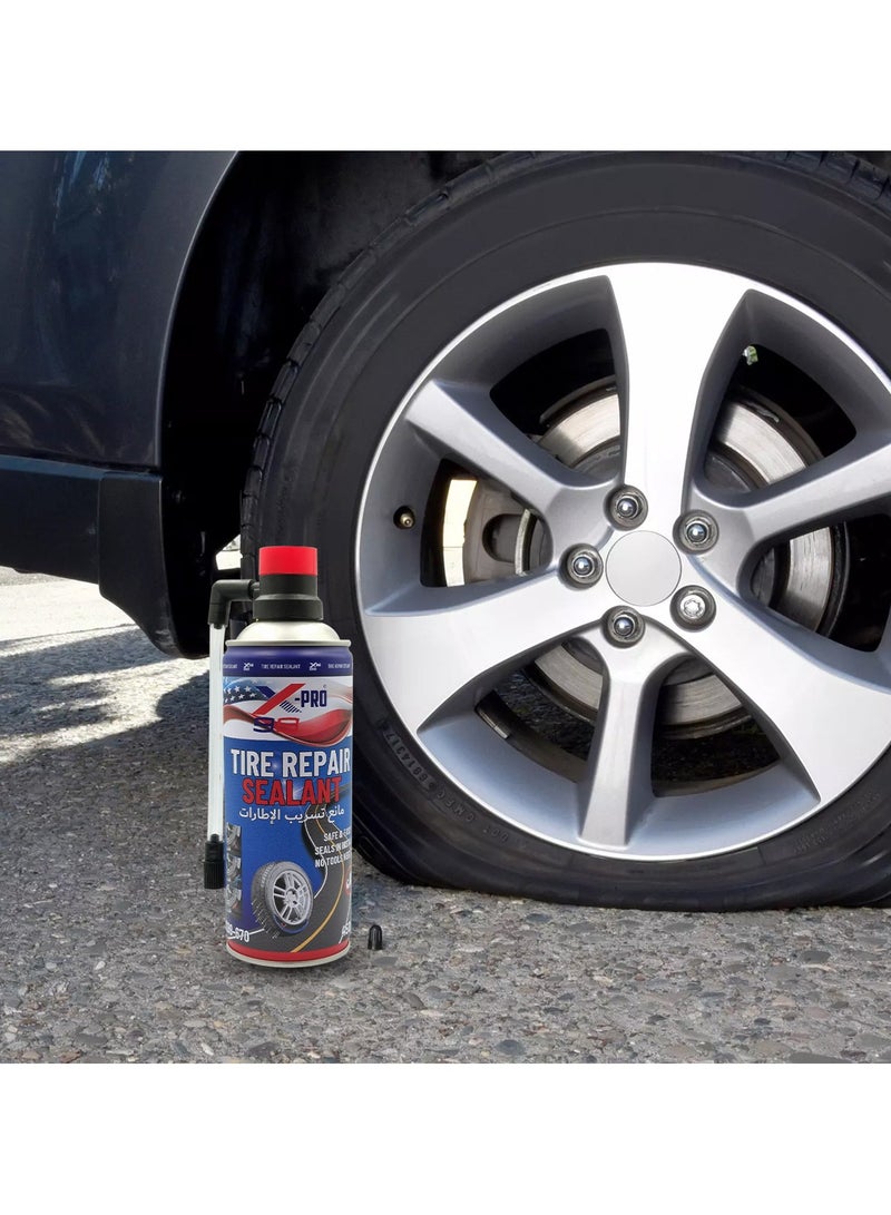 Xpro Combo - Buy 3PC Tire Repair Sealant - Fast-Acting Puncture Fix, Ideal for Cars, Bikes, and Motorcycles, 450ml X99-670 - Image 5