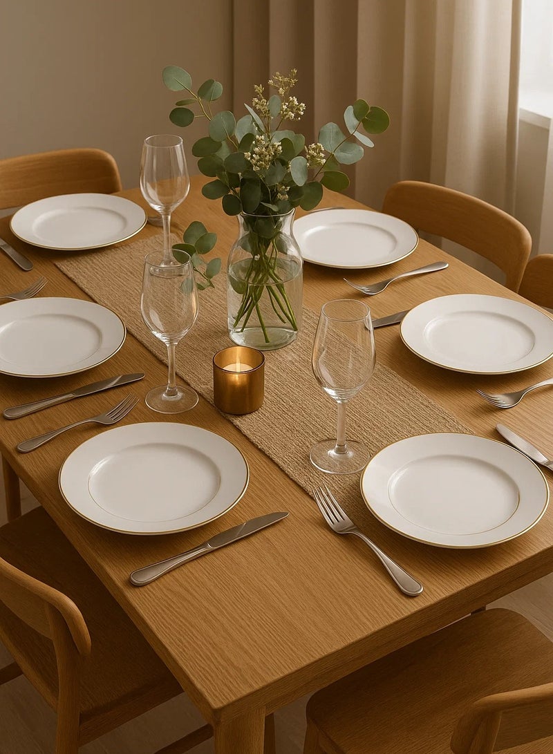 LOFT DINNER PLATE,D27XH4CMS,WHITE,PORCELAINE,SET OF 6-154861 - Image 2