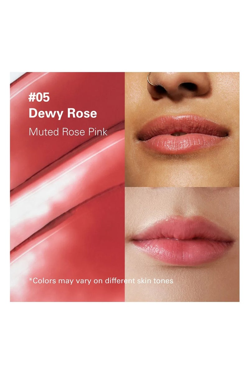 Melixir Vegan Lip Butter Long-Lasting Moisturization #05 Dewy Rose 3.9g - Image 3