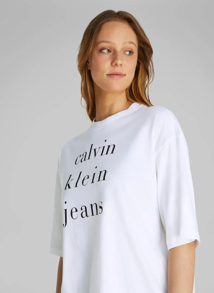 Calvin Klein Jeans Graphic Crew Neck T-Shirt