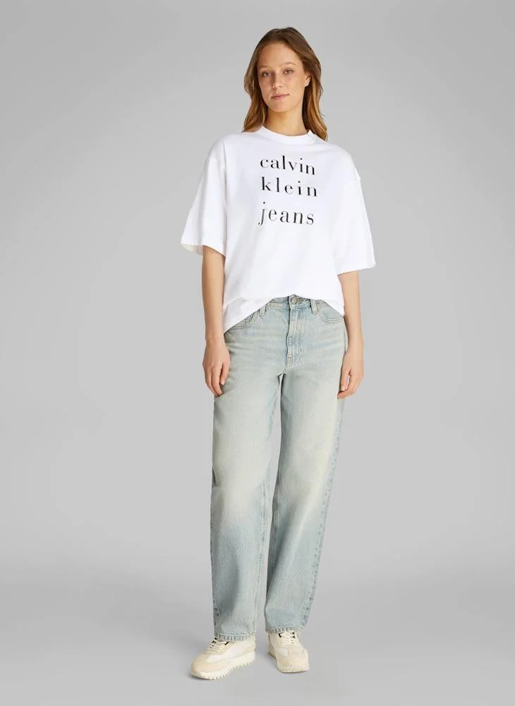Calvin Klein Jeans Graphic Crew Neck T-Shirt