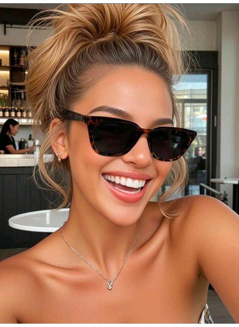 Shein Sunglasses Cat Eye For Women And Men, Suitable Sports, Vacation, Travel - Image 1