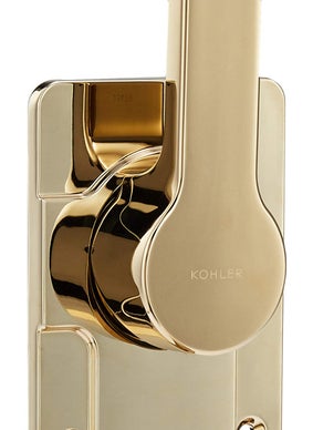 Kohler Kohler - 10863IN-4ND-AF Singulier Wall Mount Single Control Lavatory Faucet, Without Drain (Vibrant French Gold)  - Image 3
