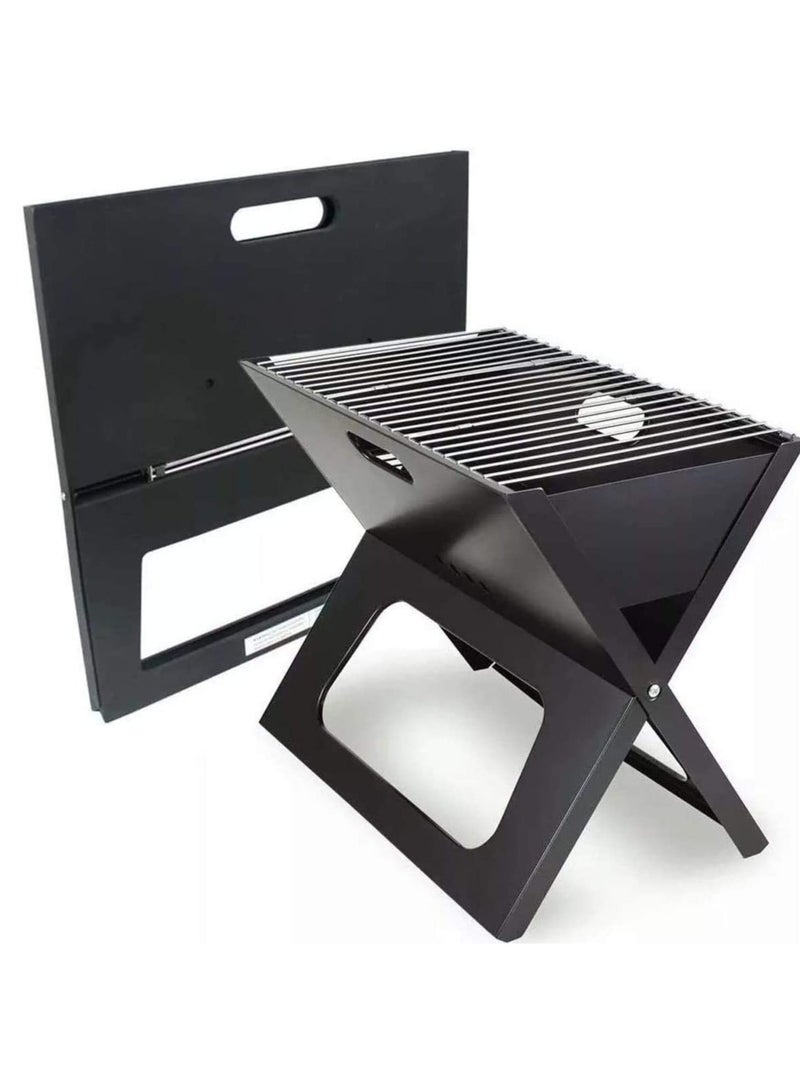 Loquat Portable Design Handy and Lightweight Briefcase Easy to Clean. Ideal for Outdoor Barbecue, Camping Foldable Grill - Image 2