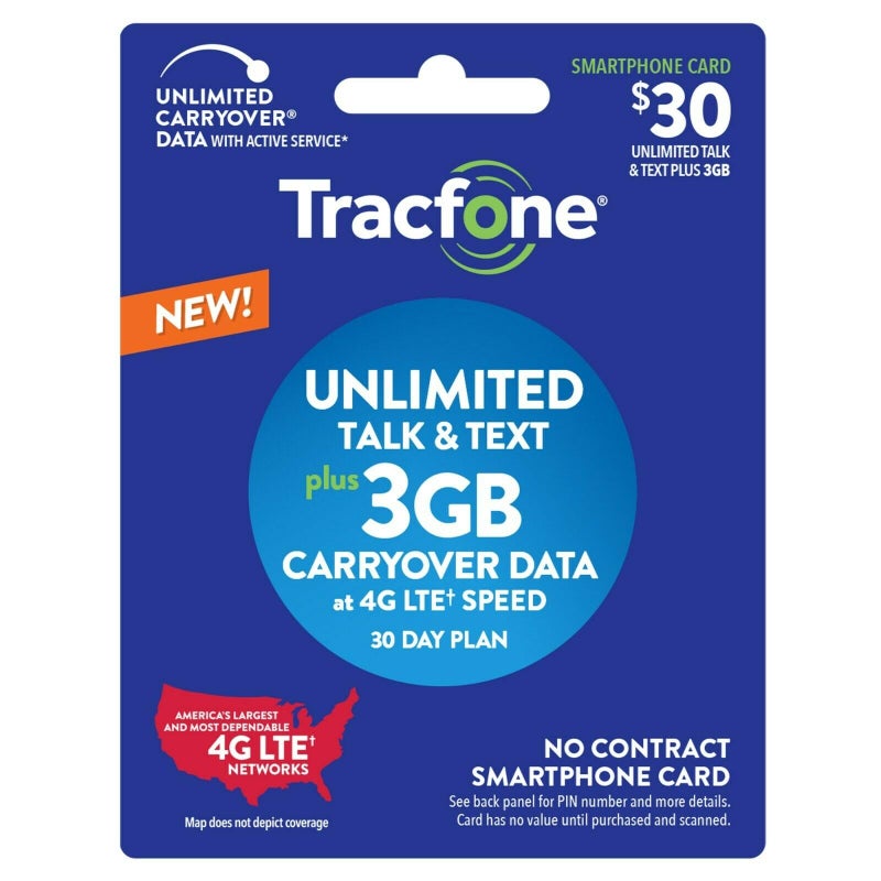 TracFone $20 Unlimited Talk, Text, 1GB Data 30–Day Plan - Image 3