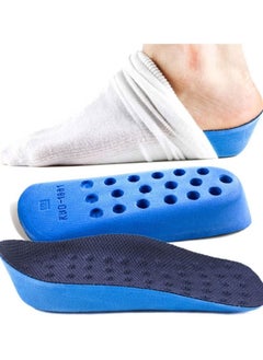 Height increasing Insole, Heightening 1.6'' Insole for Men, Arch Support Half-insert Shock-absorbing Heel Lift Pad for Men, Can Be Worn in Socks, Comfortable and Breathable Height-increasing Insole