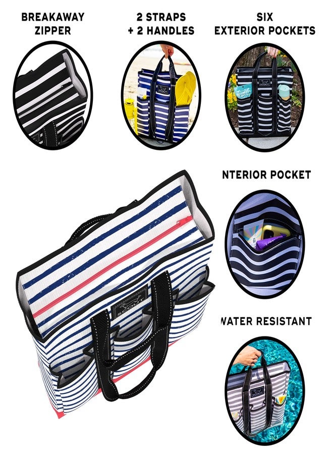 سكاوت حقيبة سكوت روكيت بوكيت توت - حقيبة سفر متعددة الجيوب، مناسبة للممرضات والمعلمات والأمهات، 7 جيوب إجمالاً، مجموعتان من الأحزمة، قابلة للطي بشكل مسطح - Image 2