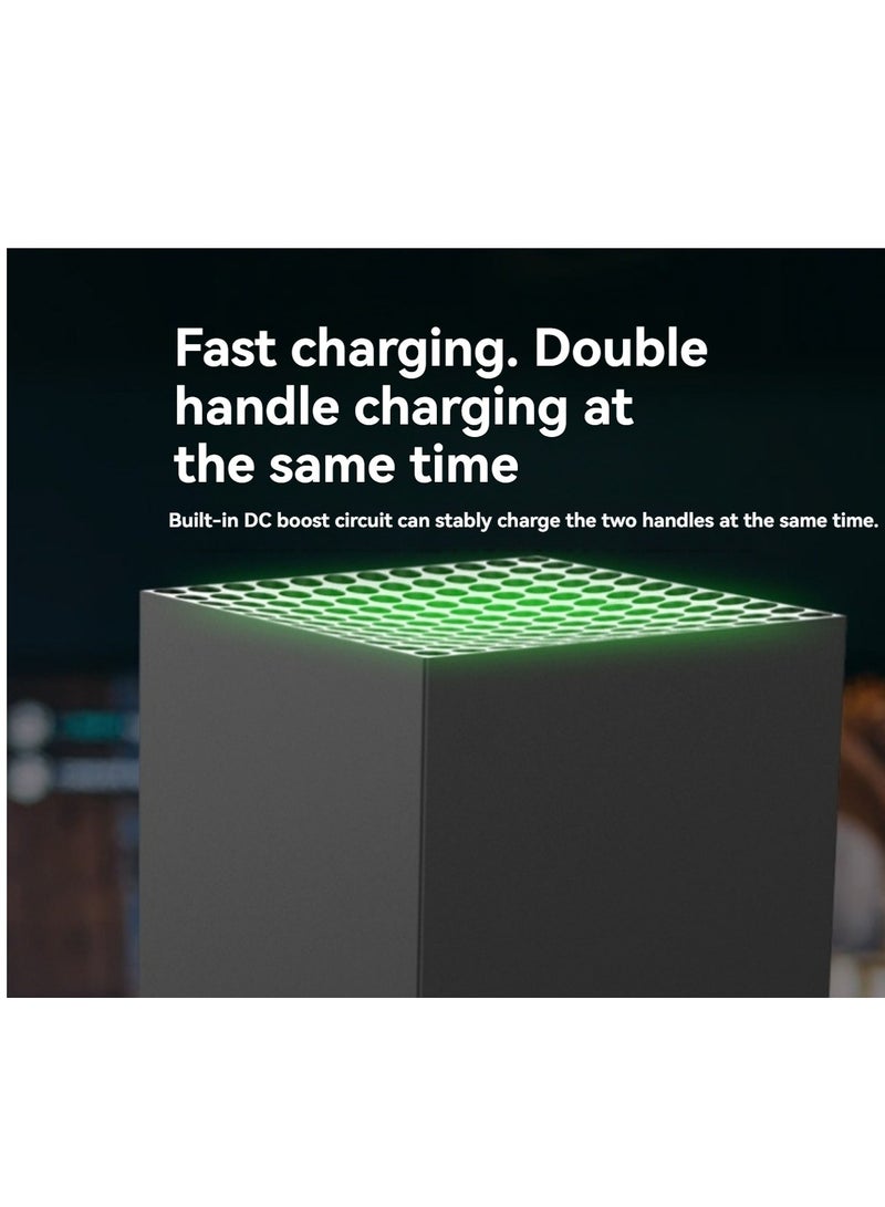 Game console multi-function cooling base smart charger earphone hanger card storage rack - Image 5