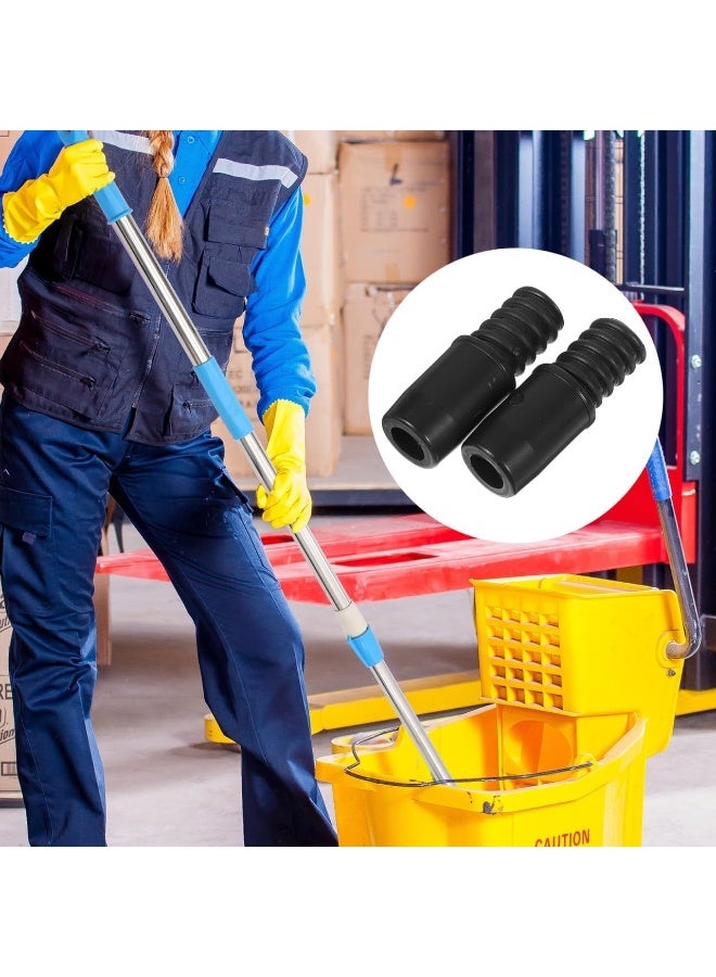 Plastic Broom Extension - 10-Piece Broom and Mop Handle Adapter Set - Threaded and Durable for Attaching and Extending Broom Pole - Image 4