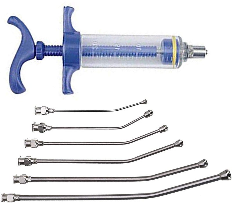 Sage Square Adjustable Hand Feeding Syringe with Full Kit for Birds, Puppy, Kitten, Dog, Cat, Hamster (100ml) - Image 1