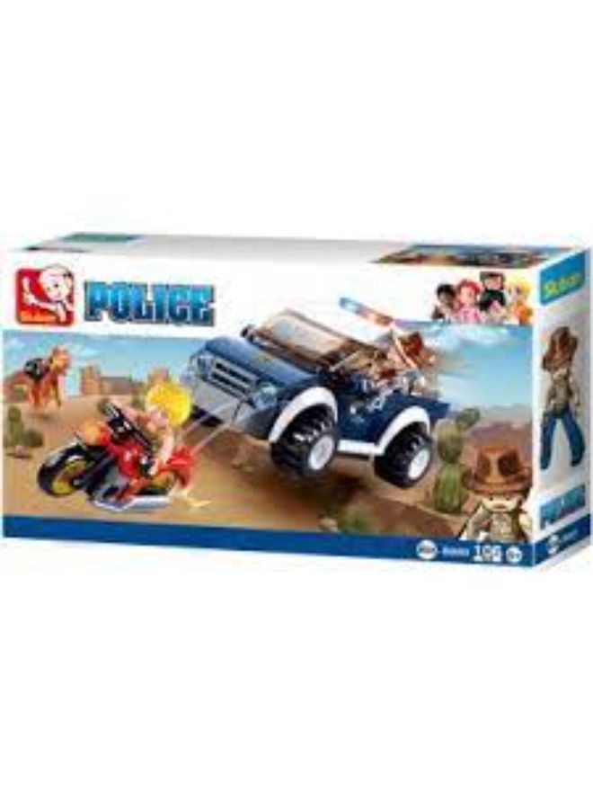 POLICE MMX SLUBAN POLICE II-PATROL CAR 106PCS