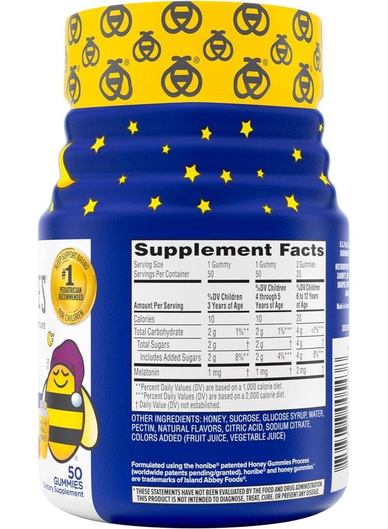 Zarbee's Children's Sleep With Melatonin Dietary Supplement - Natural Berry - 50 Gummies - Image 3
