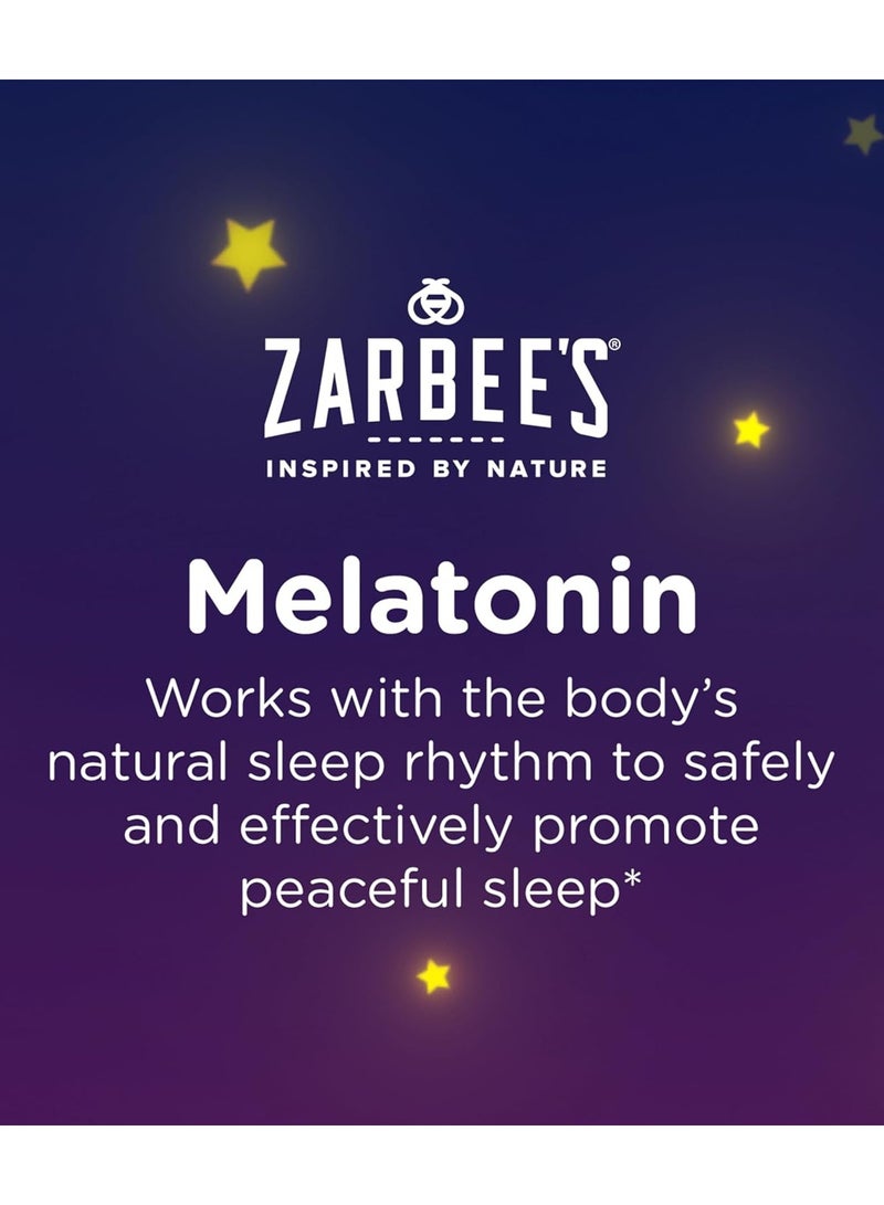 Zarbee's Children's Sleep With Melatonin Dietary Supplement - Natural Berry - 50 Gummies - Image 4