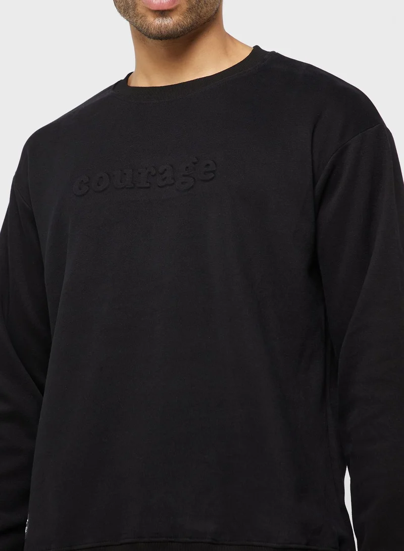 Seventy Five Slogan Sweatshirt