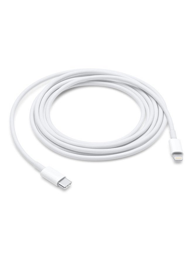 Generic - USB-C To Lightning Cable - 2 Meter White - Image 1