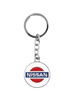Nissan NISSAN Logo Metal Car Keychain Key Ring 1 PCS  - Image 1