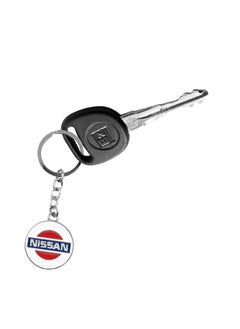 Nissan NISSAN Logo Metal Car Keychain Key Ring 1 PCS  - Image 3