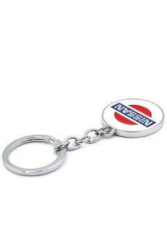 Nissan NISSAN Logo Metal Car Keychain Key Ring 1 PCS  - Image 2