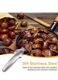 Oasisgalore Stainless Steel Chestnut Cutter, Opener, Cracker, Peeler, Nut Cutter Tool  - Image 5