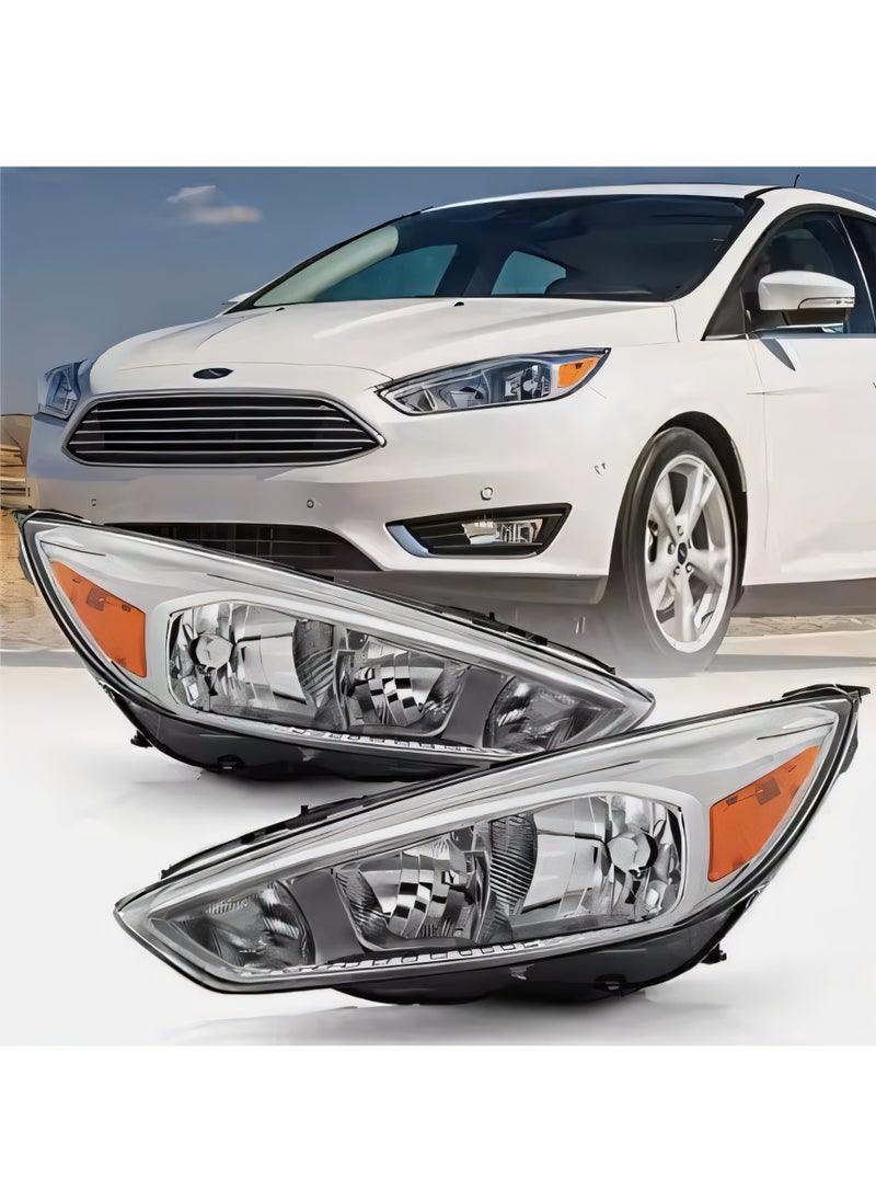 Generic Headlights for 2015-2018 Ford Focus  - Image 1
