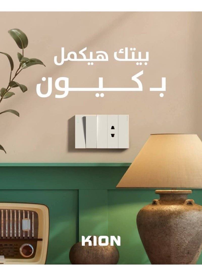 KION Electric Finishing Package 25 White Wedges, 25 Chassis, 20 Switches, 20 Spikes, 35 Plugs, 2 Shower Bits, 2 Phone Bits, 1 Bell Button (White) - Image 2