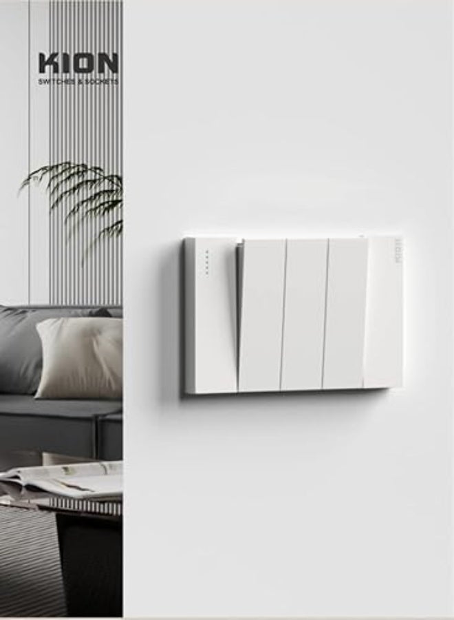 KION Electric Finishing Package 25 White Wedges, 25 Chassis, 20 Switches, 20 Spikes, 35 Plugs, 2 Shower Bits, 2 Phone Bits, 1 Bell Button (White) - Image 4