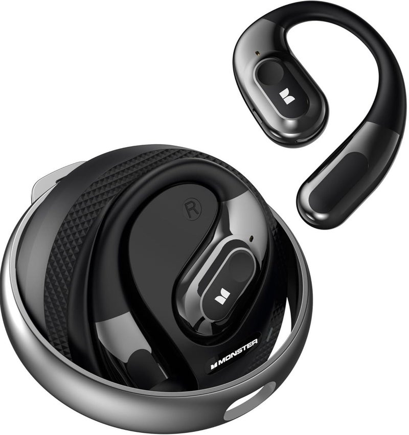 Monster Open Ear AC330 Air Conduction Bluetooth Headphones Wireless Earbuds with HD Sound, Built-in Mic & Long Battery Life - Image 1