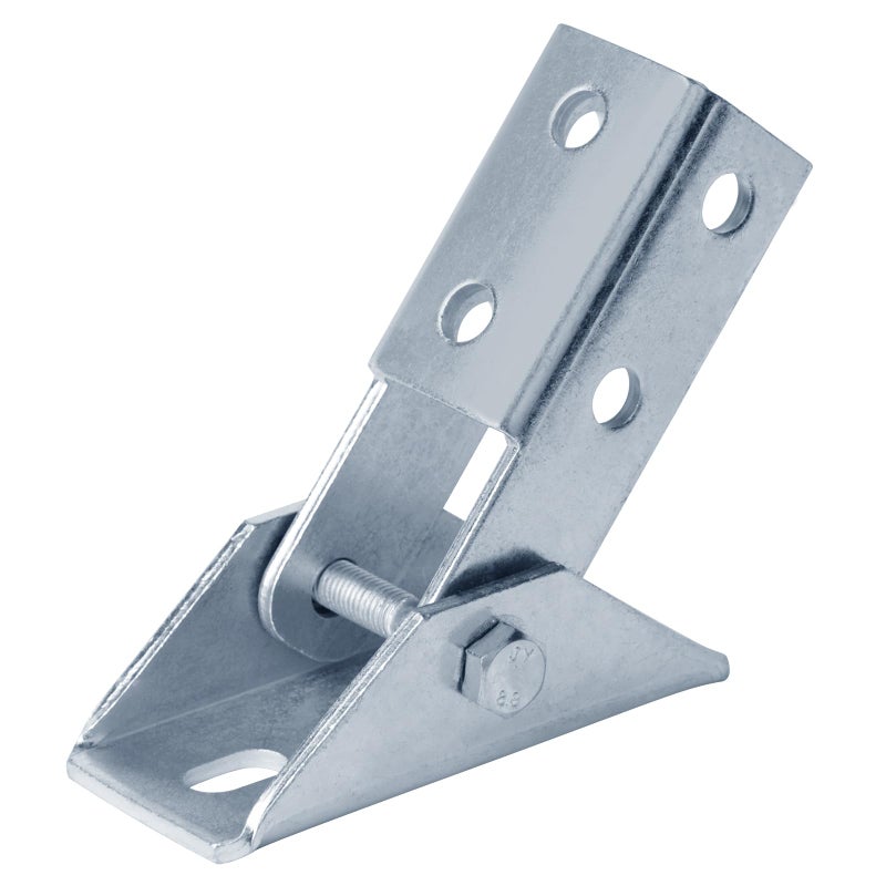heneng 2 Pcs Adjustable Brace Fitting for 1-5/8" Strut Channel, Strut Hinged Base Bracket, 3/16" Thick - Image 5