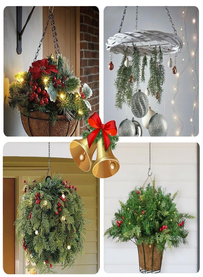 مجموعة سلاسل تعليق سوداء من HEDGBOBO، 10 قطع، بطول 21 بوصة، مزودة بخطافات، مناسبة لأضواء النمو، ومغذيات الطيور، وحاملات النباتات الداخلية، وأصص النباتات المعلقة، وأجراس الرياح، والمصابيح المعلقة، وأكاليل عيد الميلاد. - Image 5