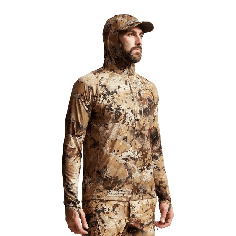 SITKA Core Lightweight Hoodie - Lightweight Quick Dry Hunting Mens Camo Sweatshirt, Optifade Waterfowl Marsh, 3XL - Image 3