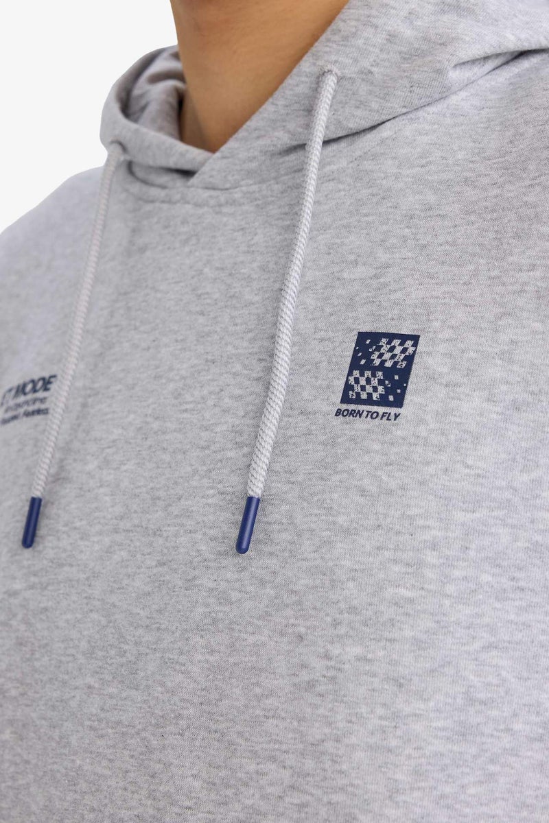 DeFacto Boxy Fit Long Sleeve Hoodie - Image 4