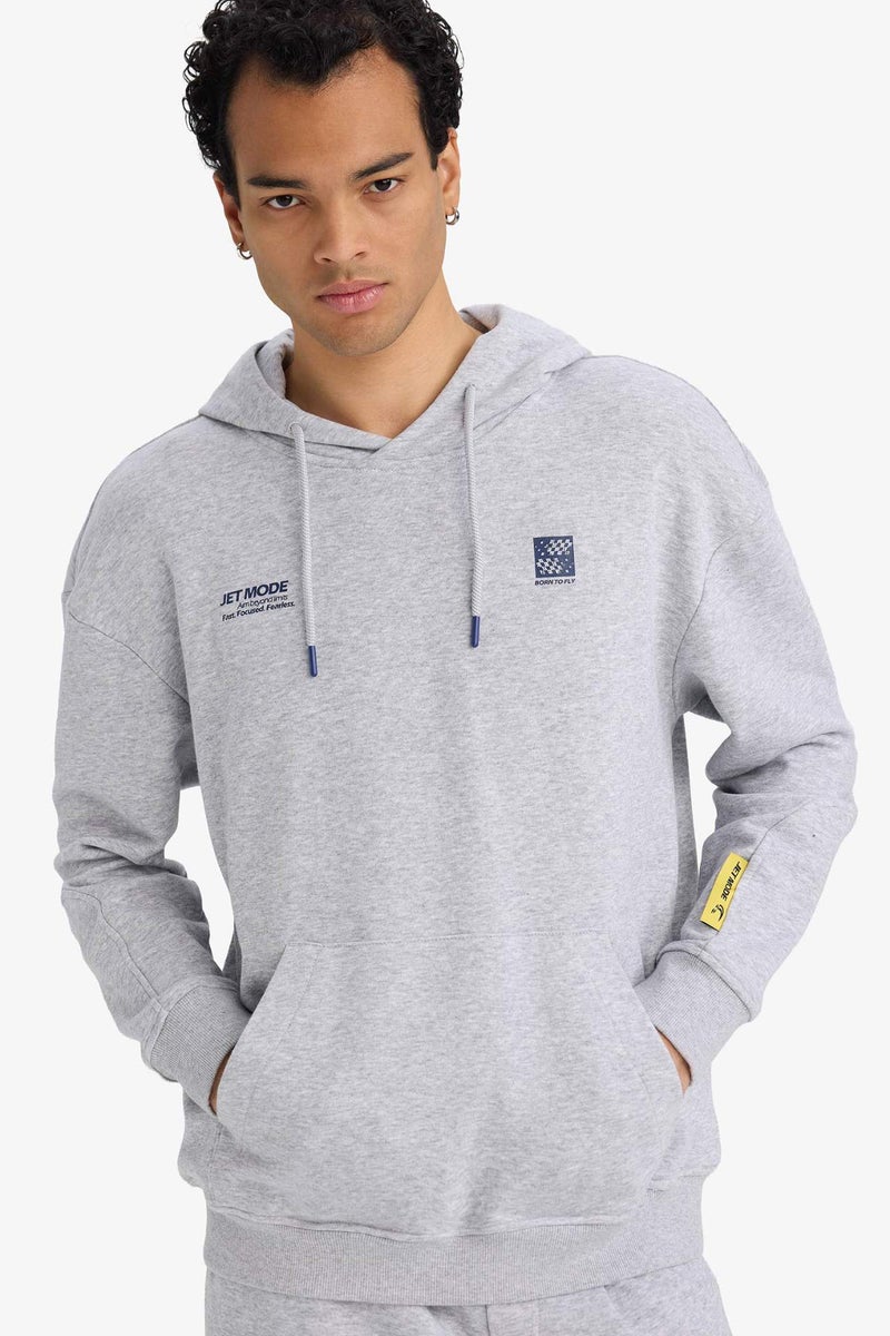 DeFacto Boxy Fit Long Sleeve Hoodie - Image 1