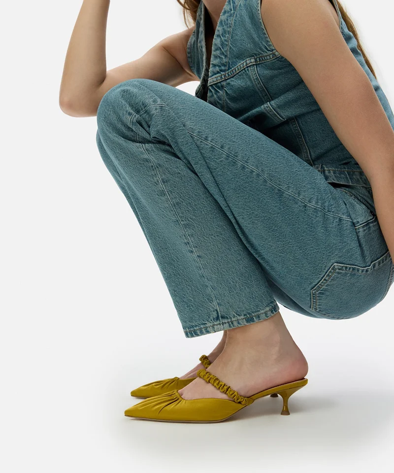 ابيكول Heeled Sandals With Elastic Band