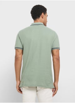 BRAVE SOUL Contrast Polo Shirt  - Image 2