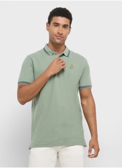 BRAVE SOUL Contrast Polo Shirt  - Image 1
