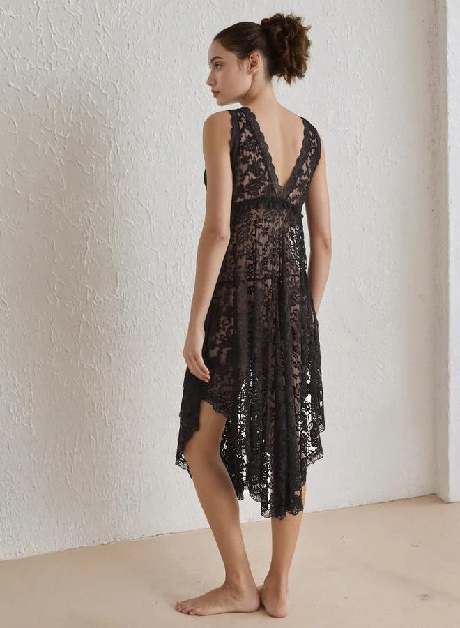 سبلاش فيڤ روب نوم دانتيل للعروس