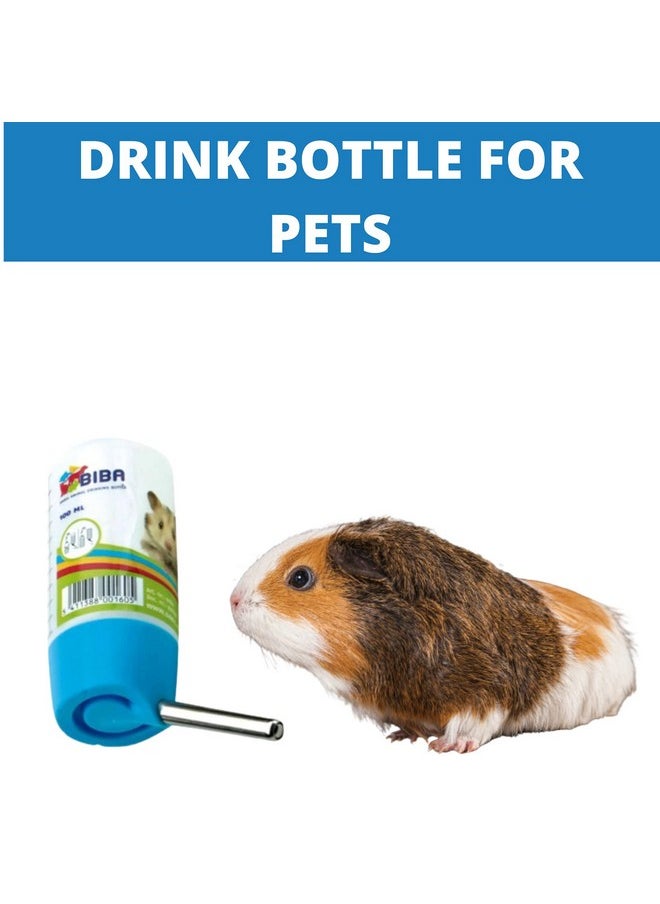 SAVIC - Biba Small Animal Drinking Bottle for Hamster, Guniea Pigs, Rabbits, Puppies, Kittens, Mice, and other small animals, leakproof can be attached to cages, Pack of 2 - Image 1