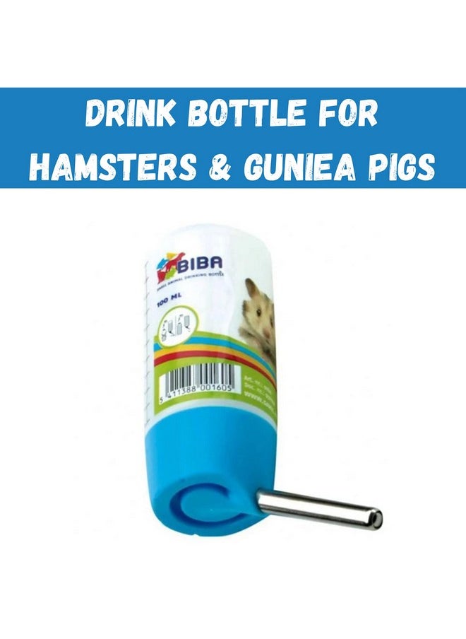 SAVIC - Biba Small Animal Drinking Bottle for Hamster, Guniea Pigs, Rabbits, Puppies, Kittens, Mice, and other small animals, leakproof can be attached to cages, Pack of 2 - Image 1