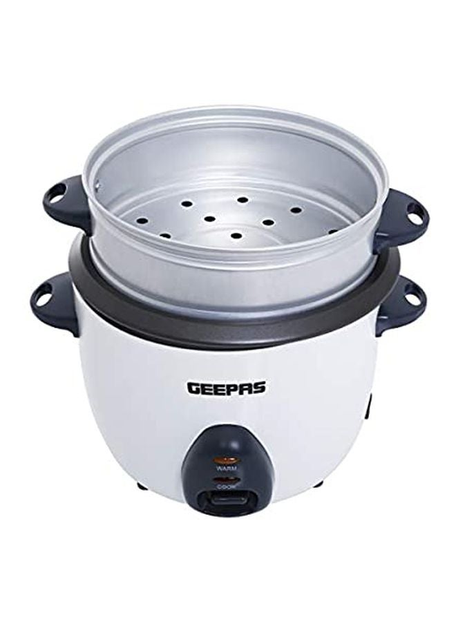 GEEPAS Electric Rice Cooker 1 L 400 W GRC4325 White/Black/Clear - Image 3