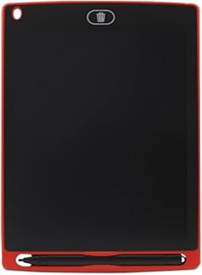 Generic LCD Writing Tablet 8.5 Inch Doodle Pad Portable Electronic Writer Environmental Writing and Drawing Memo Board with Stylus Gift for Kids Adults (Red) 