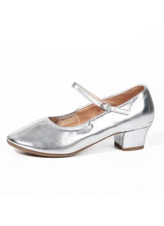 Generic 2024 New Latin Dance Shoes Soft Sole for Women Silver 