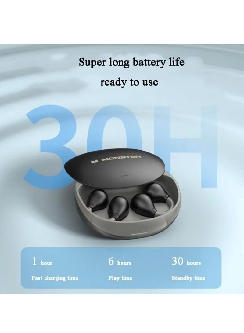 Monster Open Ear AC500 Bluetooth Earbuds New Wireless for Conduction Sports Headphones Waterproof Noise-cancelling With Mic Earpbuds  - Image 4