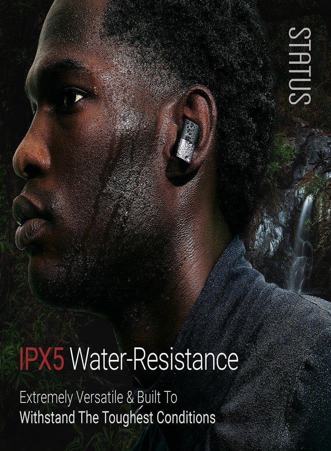 Status Audio Between 3ANC Onyx Wireless Earbuds - Triple Driver - Active Noise Cancelling - 6X Microphones - Transparency Mode - 8H Playtime - Bluetooth 5.2. - IPX5 Waterproof - Image 5