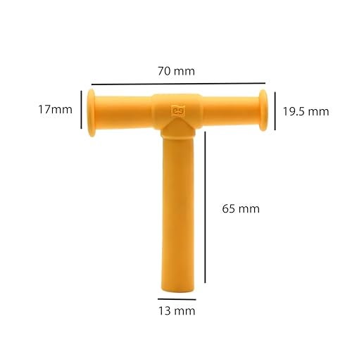 SPEECHGEARS Oro-Tube, A Chewing Tube For Speech Feeding And Sensory Integration. Yellow(Soft) - Image 2