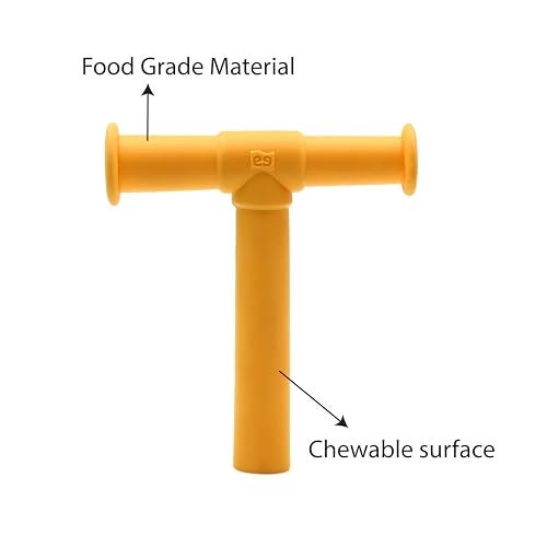 SPEECHGEARS Oro-Tube, A Chewing Tube For Speech Feeding And Sensory Integration. Yellow(Soft) - Image 3
