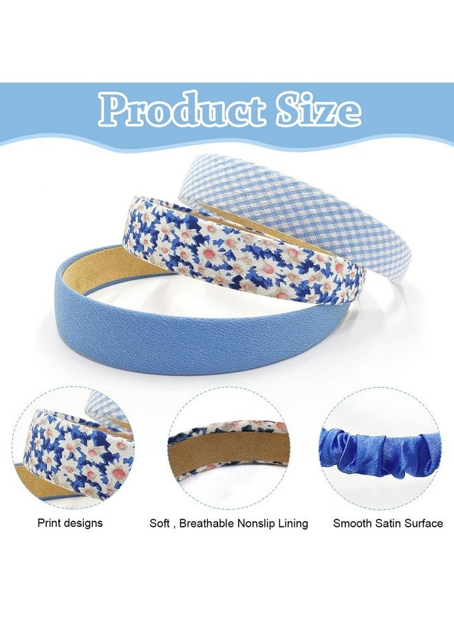 PALAY¬Æ 7pcs Headband for Women Different Designs Headband for Girls Stylish Pearl Flower Hair Bands Non-slip Solid Headbands Set Gift - Image 3